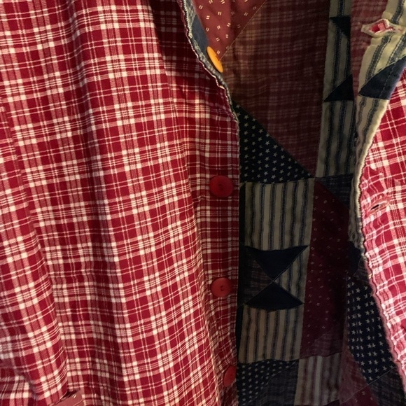 Homemade jacket, granny, core Americano, reversible size XL see measurements - Picture 10 of 14